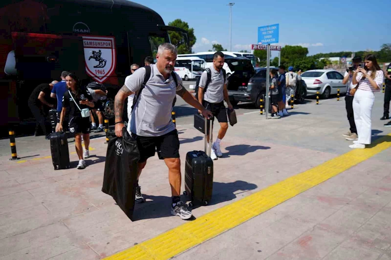 Samsunspor, Panathianikos maçı için Atina’ya gitti

