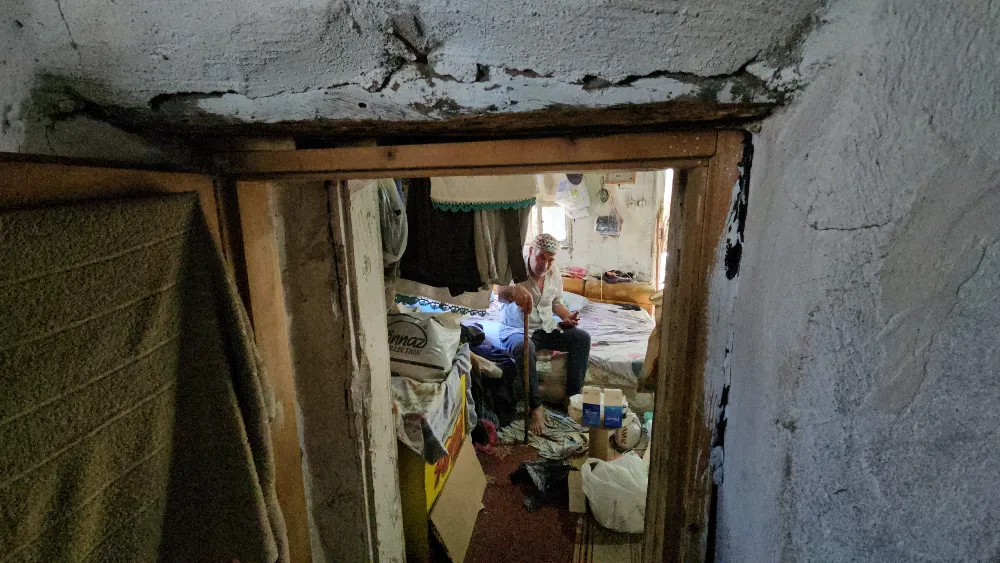 Vatandaşın barakada yaşam mücadelesi
