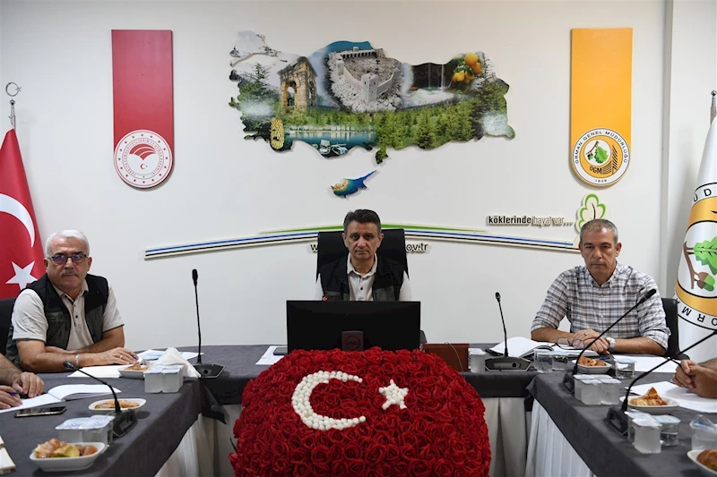 Mersin’de yanın değerlendirme toplantısı yapıldı
