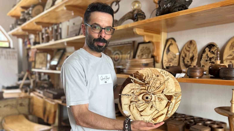Bahçesaray’ın ceviz ağaçları sanat eserine dönüşüyor

