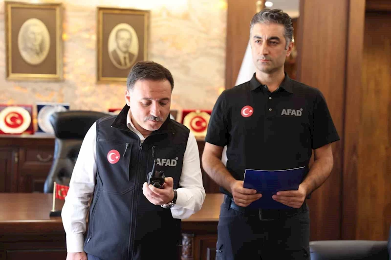 Kayseri’de afetlere karşı haberleşme tatbikatı