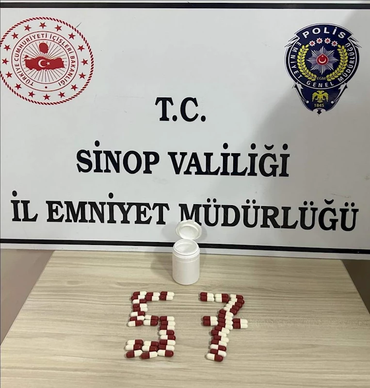 Sinop’ta şüpheli şahıstan uyuşturucu çıktı
