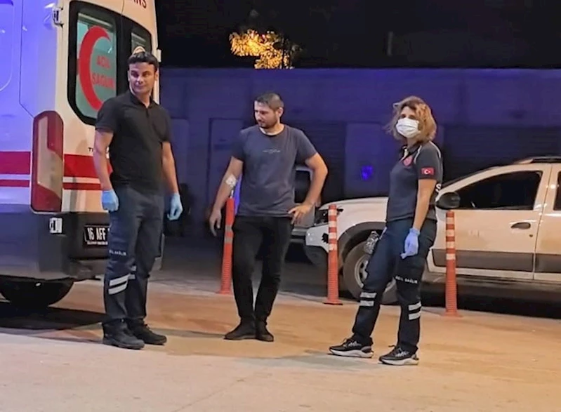 Bursa’da üzerine asit sıçrayan işçi yaralandı
