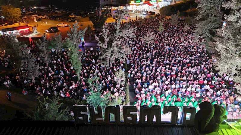 Ormanya gece sineması 5 bin katılımcıyla rekor kırdı
