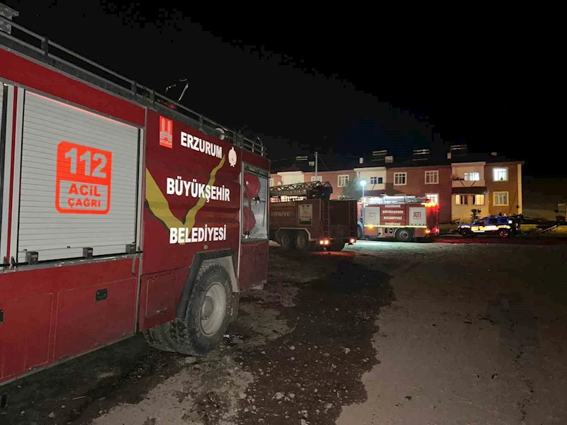 Tekman’da korkutan yangın
