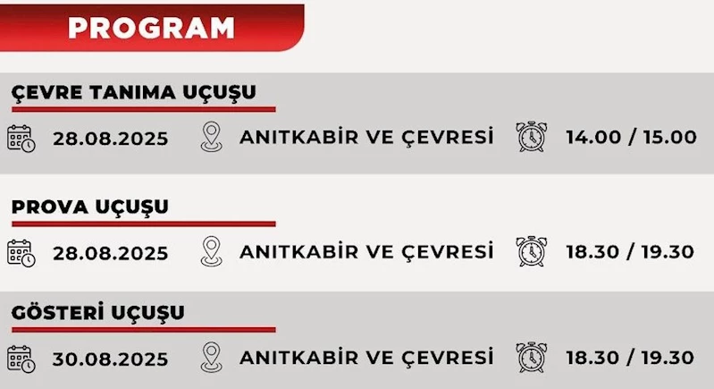 Ankara Valiliğinden SOLOTÜRK uçuşlarıyla ilgili vatandaşlara gürültü uyarısı
