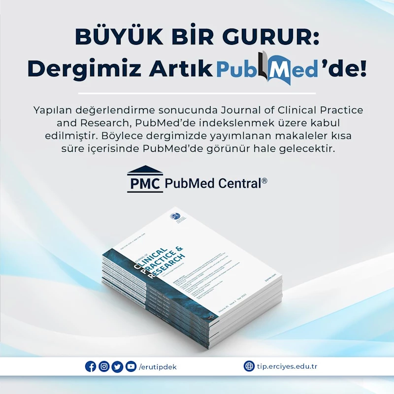 Erciyes Üniversitesi Tıp Dergisi, dünya bilim sahnesinde