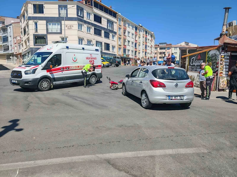 Malkara’da trafik kazası: 1 yaralı
