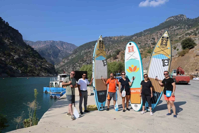 Adana’da paddle board heyecanı: Sporcuların keşfettiği vadinin yeni cazibe merkezi olması hedefleniyor

