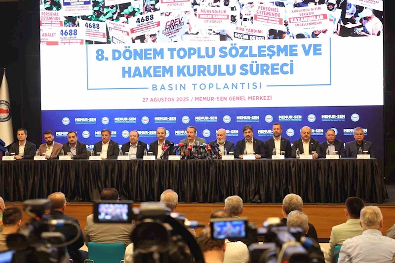 Memur-Sen Genel Başkanı Yalçın: 
