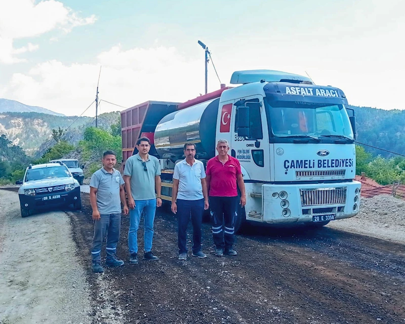 Çameli Belediyesi Emecik Mahallesinin üst yapısını yeniledi
