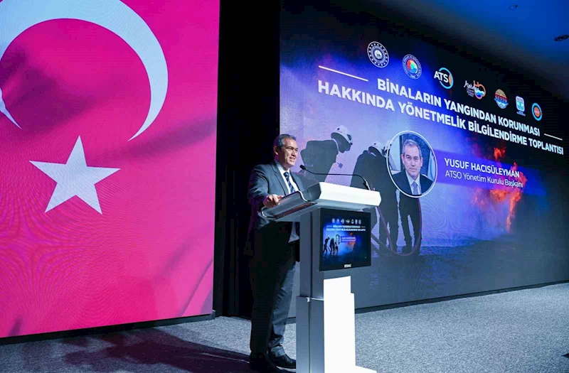 ATSO Başkanı Yusuf Hacısüleyman: 