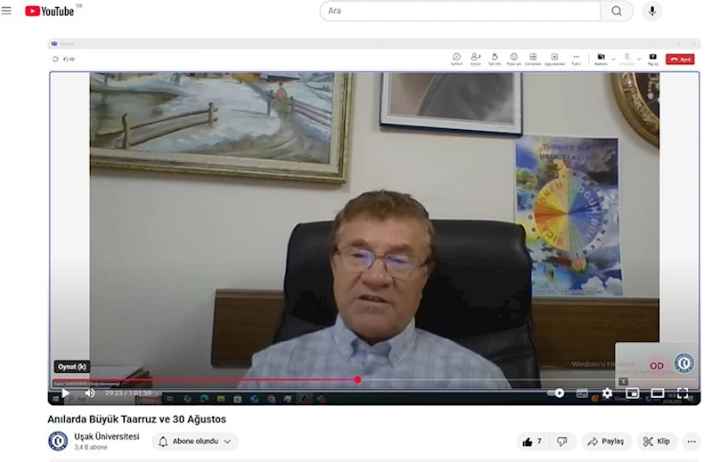 Uşak Üniversitesinde 