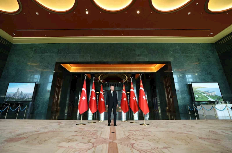 Cumhurbaşkanı Erdoğan, 30 Ağustos Zafer Bayramı tebriklerini kabul etti
