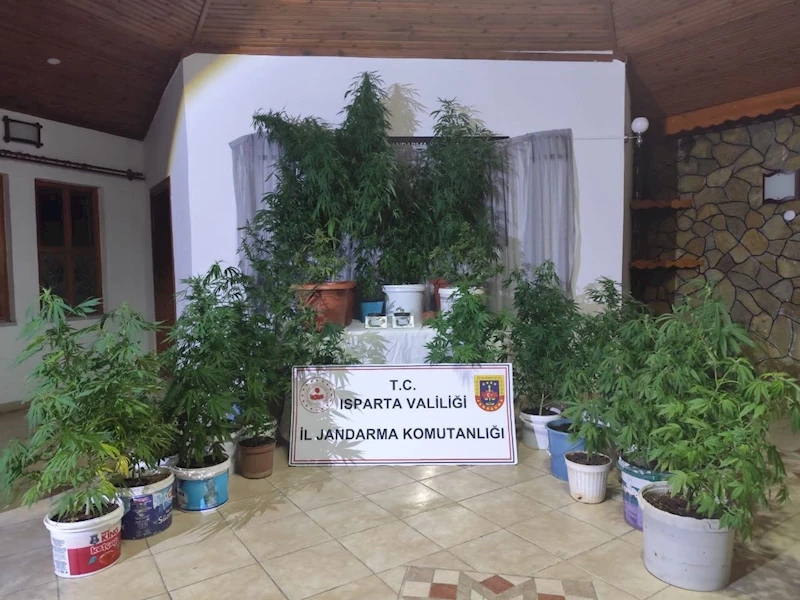 Isparta’da uyuşturucu operasyonu
