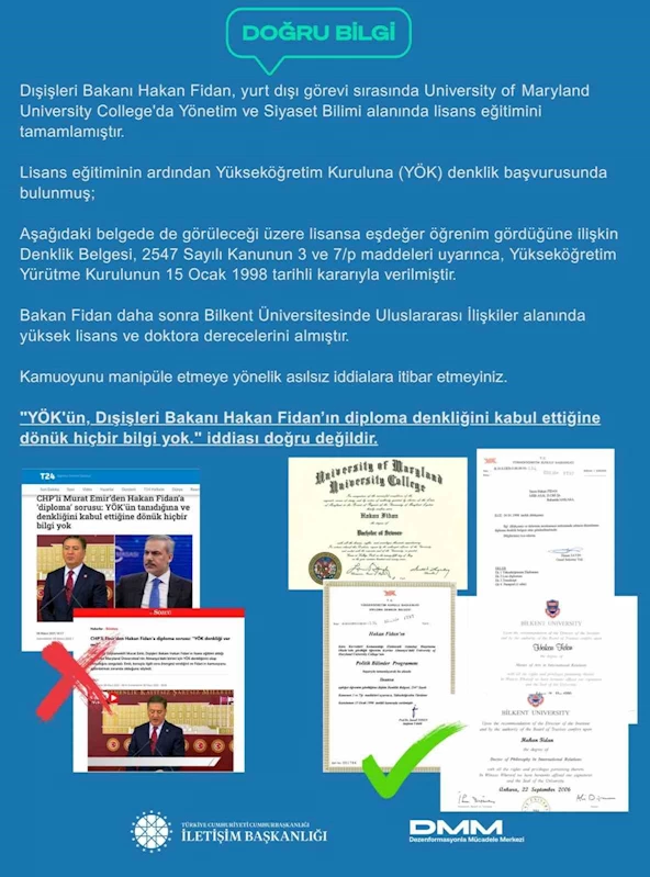 Dezenformasyonla Mücadele Merkezi: 
