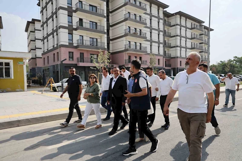 İl Başkanı Bakan, TOKİ konutlarını inceledi
