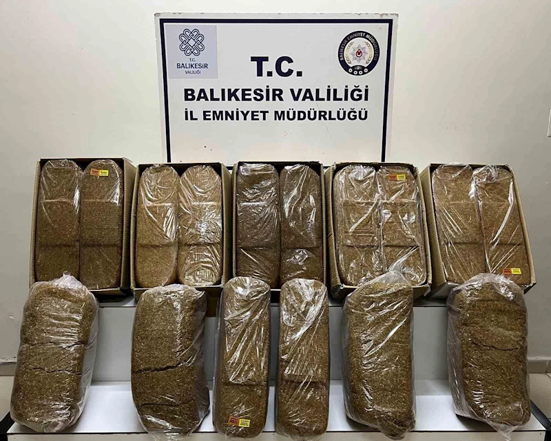 Balıkesir’de uyuşturucu ve kaçak tütün operasyonları: Çok sayıda uyuşturucu madde ele geçirildi
