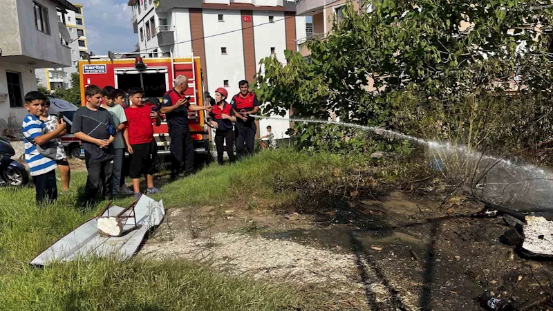 Ordu’da plastik atık yangını paniğe neden oldu
