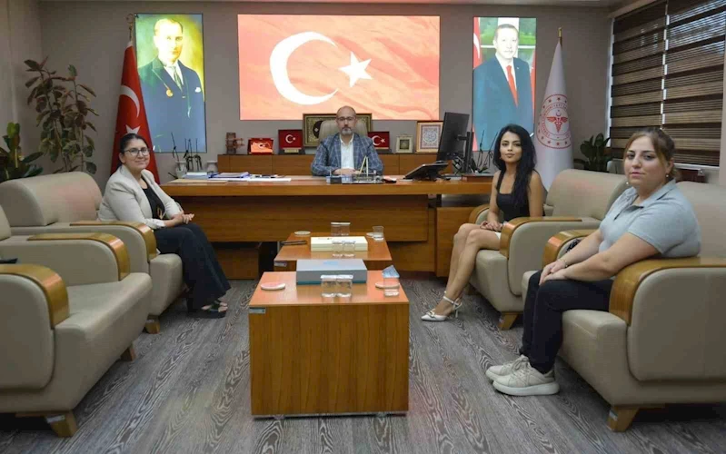 Ulusal Otizm Konfederasyonu’ndan İl Sağlık Müdürü Dr. Hakkı Öztürk’e ziyaret
