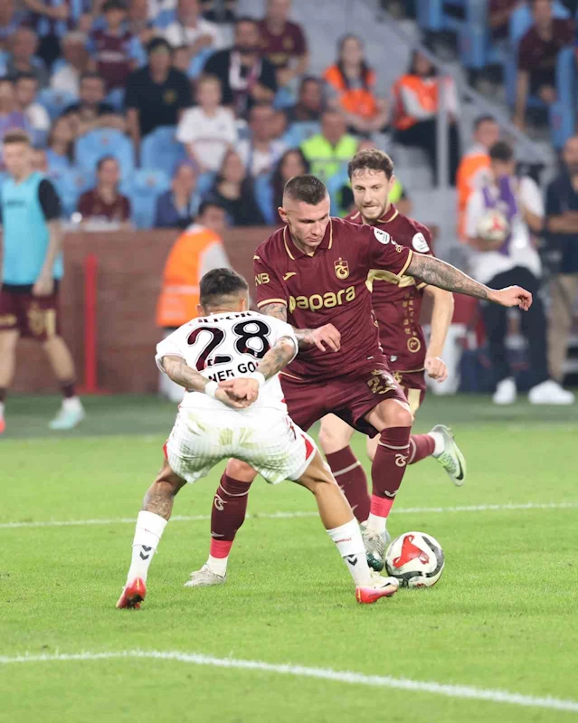 Trendyol Süper Lig: Trabzonspor: 1 - Samsunspor: 1 (Maç sonucu)
