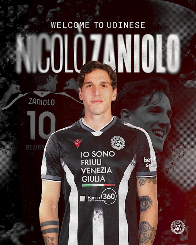 Udinese, Nicolo Zaniolo’yu kadrosuna kattı

