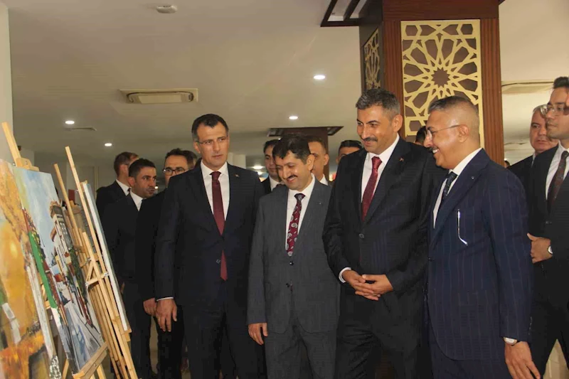 Adli yıl açılışında mahkumların sergisi büyük beğeni aldı
