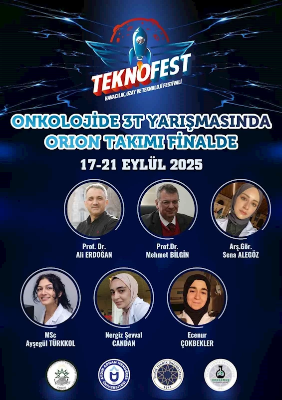 ADÜ’nün Kanser Araştırma Projesi Teknofest 2025 finalisti oldu
