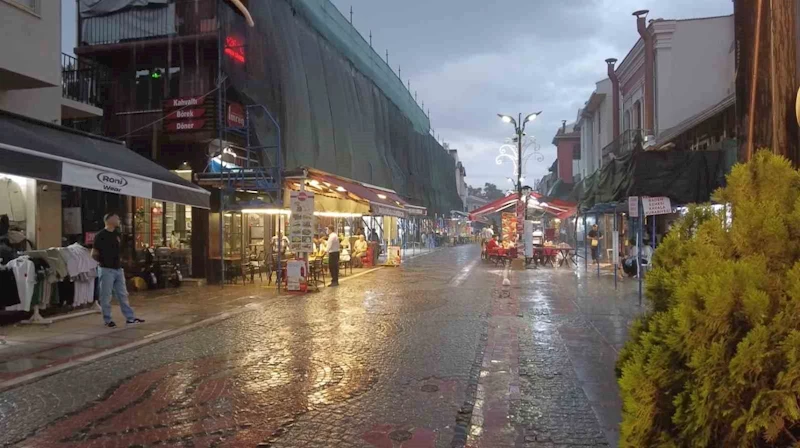 Edirne’de sağanak yağış
