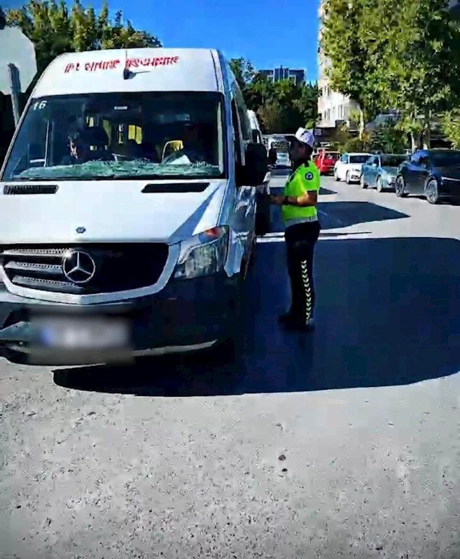 Kayseri polisinden okul servislerine sıkı denetim