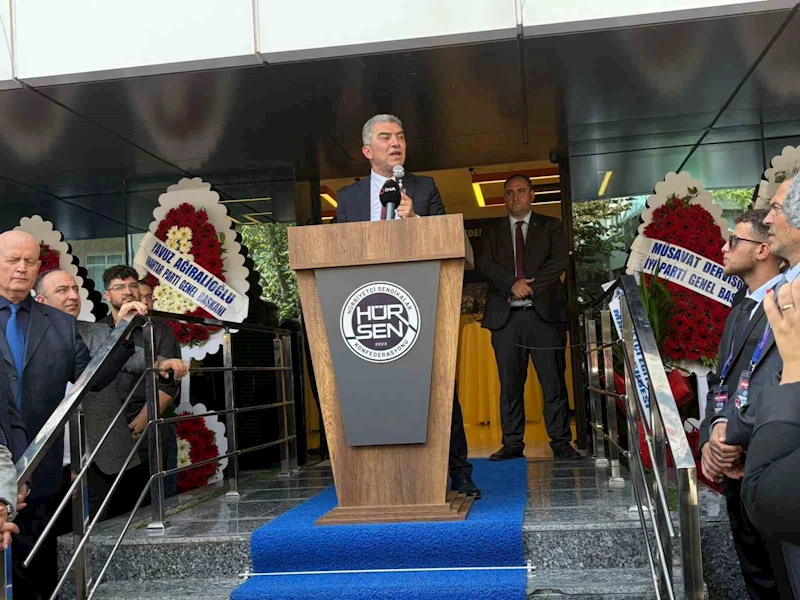 HÜR-SEN Konfederasyonu’nun yeni binasının açılışı gerçekleştirildi
