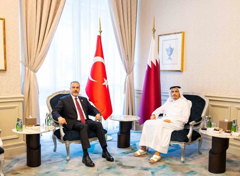 Dışişleri Bakanı Fidan, Katar Başbakanı ve Dışişleri Bakanı Al-Thani ile görüştü
