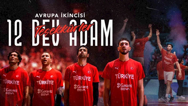 Emine Erdoğan, Avrupa ikincisi olan A Milli Erkek Basketbol Takımı’nı tebrik etti
