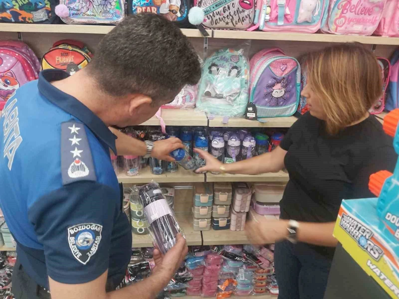 Bozdoğan Belediyesi’nden market ve kırtasiye denetimi
