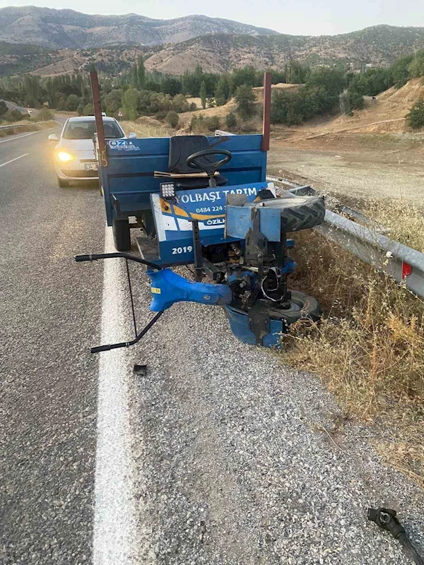 Hizan’da patpat devrildi: 6 metreden şarampole uçan sürücü yaralandı
