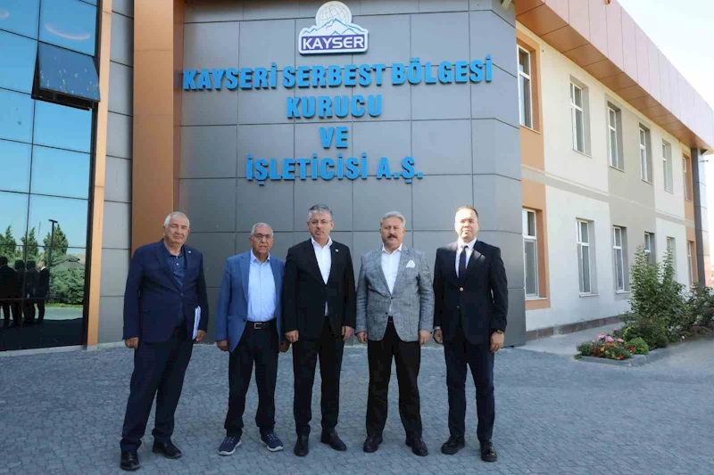 AK Partili Çopuroğlu’ndan Kayseri Serbest Bölge’ye ziyaret