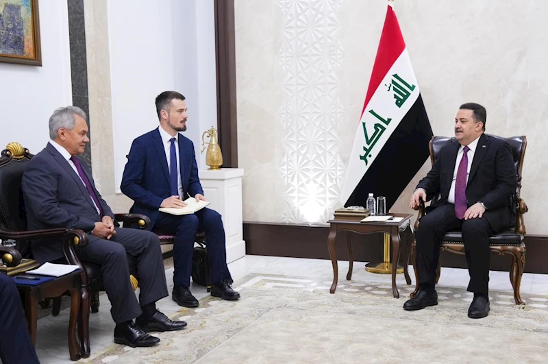 Rusya Güvenlik Konseyi Sekreteri Şoygu, Irak Başbakanı Sudani ile görüştü
