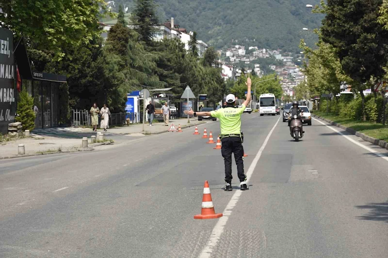 Ordu’da bir haftada 19 bine yakın araç ve sürücüsü denetledi