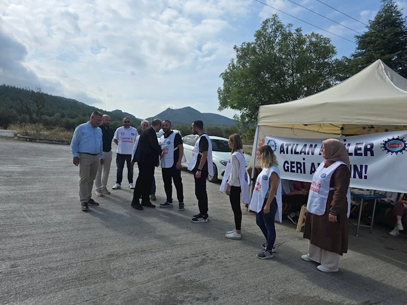 REHAU işçilerine Başkan Dilsiz’den destek
