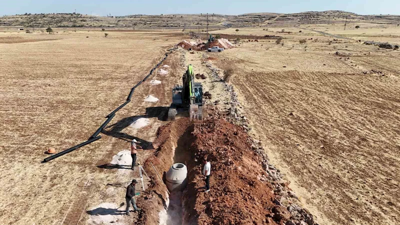 Mardin’de bir mahalle daha atık su altyapısına kavuştu