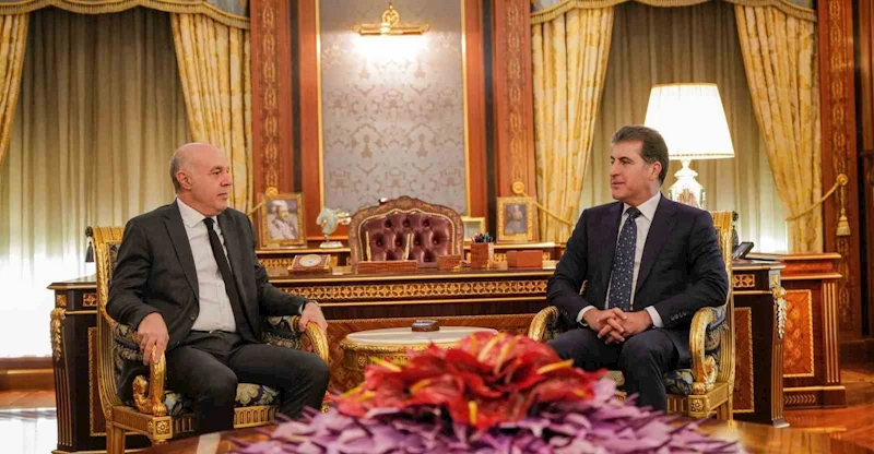 IKBY Başkanı Barzani, Türkiye Dışişleri Bakanlığı Irak ve İran İşleri Genel Müdürü Güney ile görüştü
