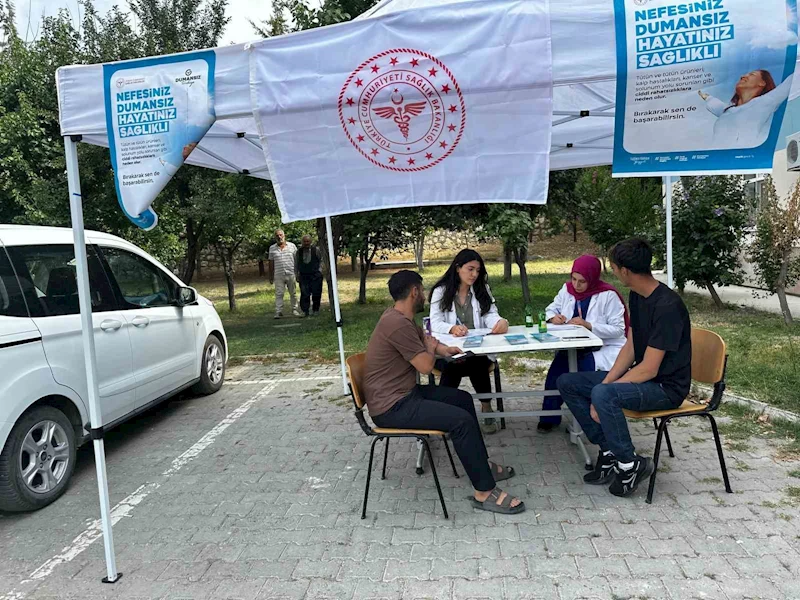 Çemişgezek’te sigara ile mücadele etkinliği
