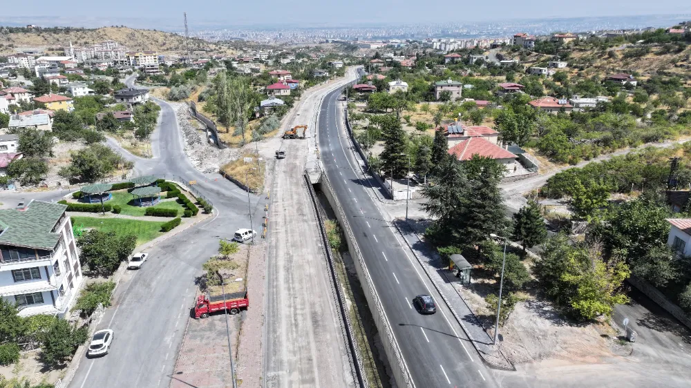 Hacılar Kayseri Caddesi’nde ilk etap trafiğe açıldı