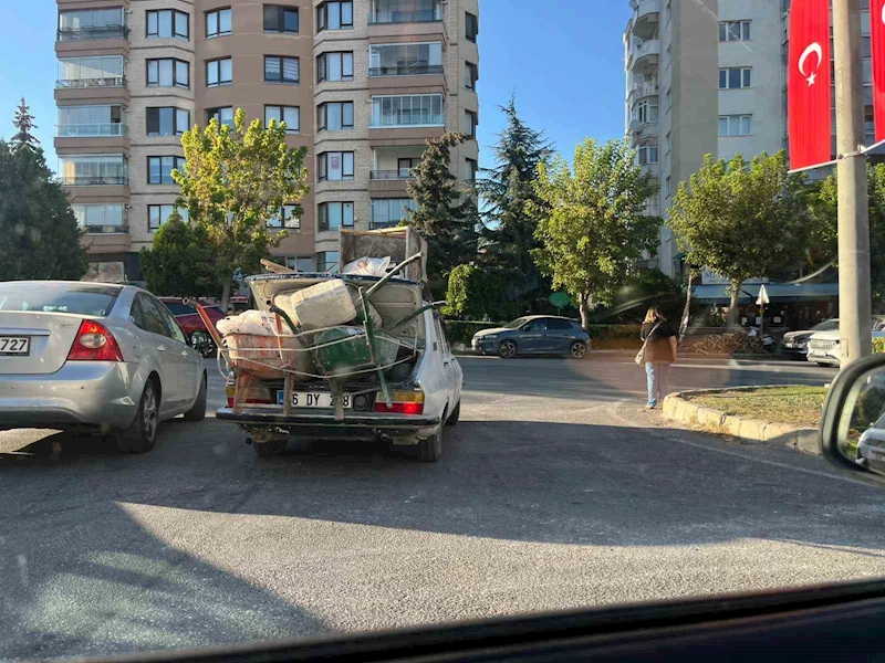 Trafikte tehlike saçtı
