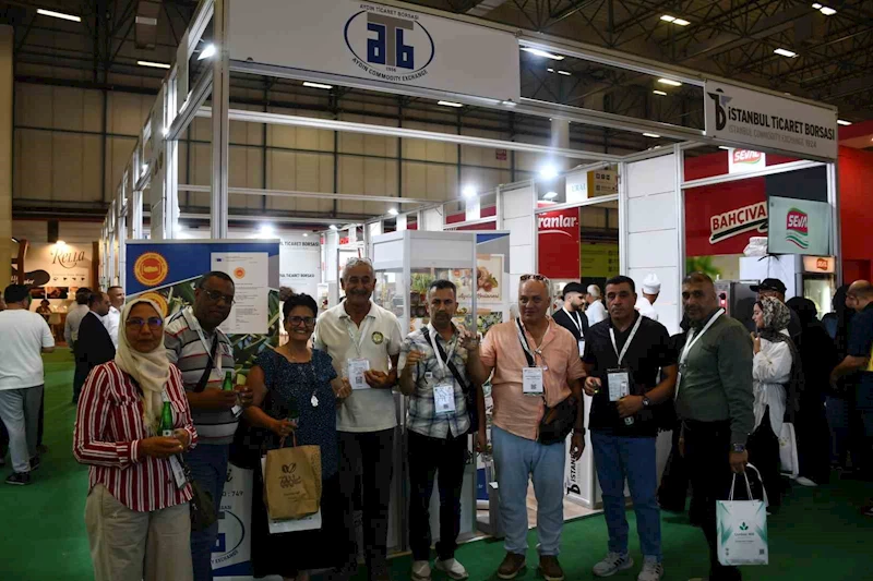 İstanbul’daki fuarda Aydın Ticaret Borsası standı yoğun ilgi gördü
