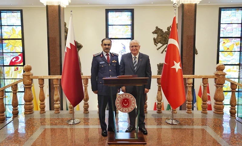 Bakan Güler, Katar Genelkurmay Başkanı Al Mannai ve Katar Kara Kuvvetleri Komutanı Al-Attiyah ile görüştü

