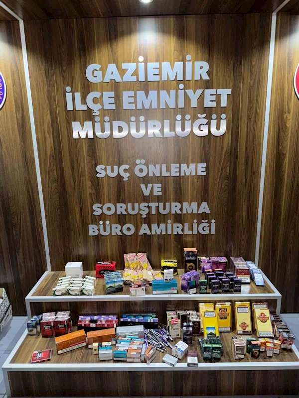 İzmir’de kaçakçılık operasyonu
