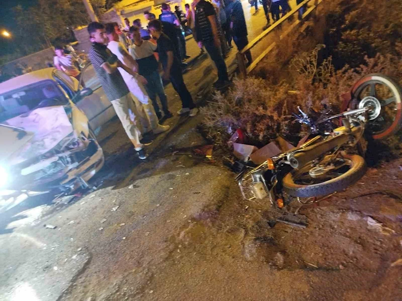 Iğdır’da otomobil ile motosiklet çarpıştı: 2’si ağır 3 yaralı
