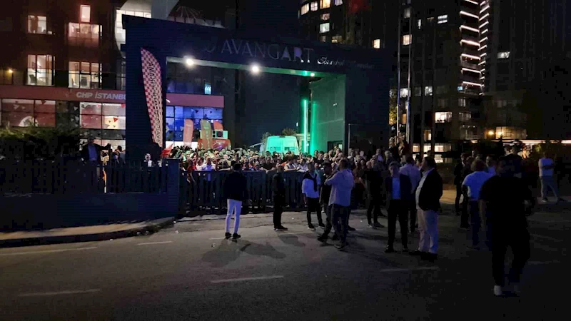 CHP İstanbul İl Başkanlığı çevresinde güvenlik önlemi
