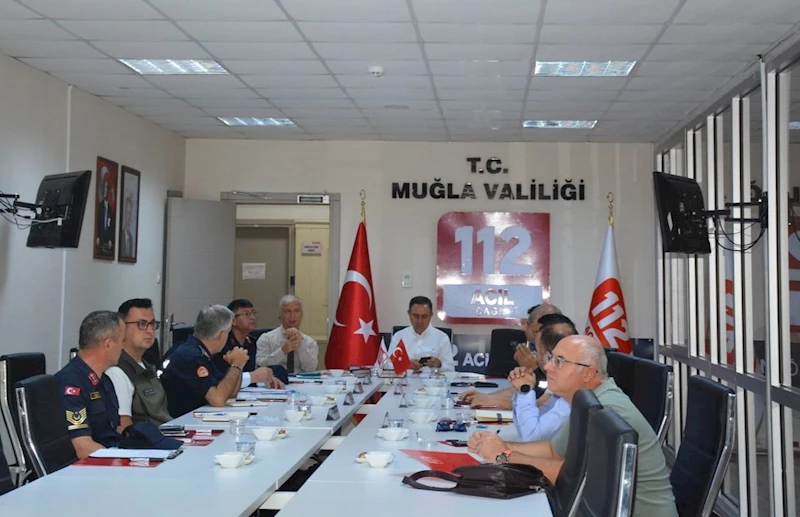 Muğla’da 112 Acil Çağrı Merkezi’nde ihbar süreçleri değerlendirildi
